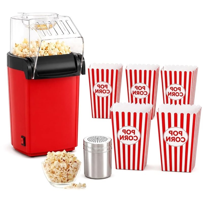 Air Popcorn Maker - Promotion!Oil-Free 1200W Hot Air Popcorn Maker,