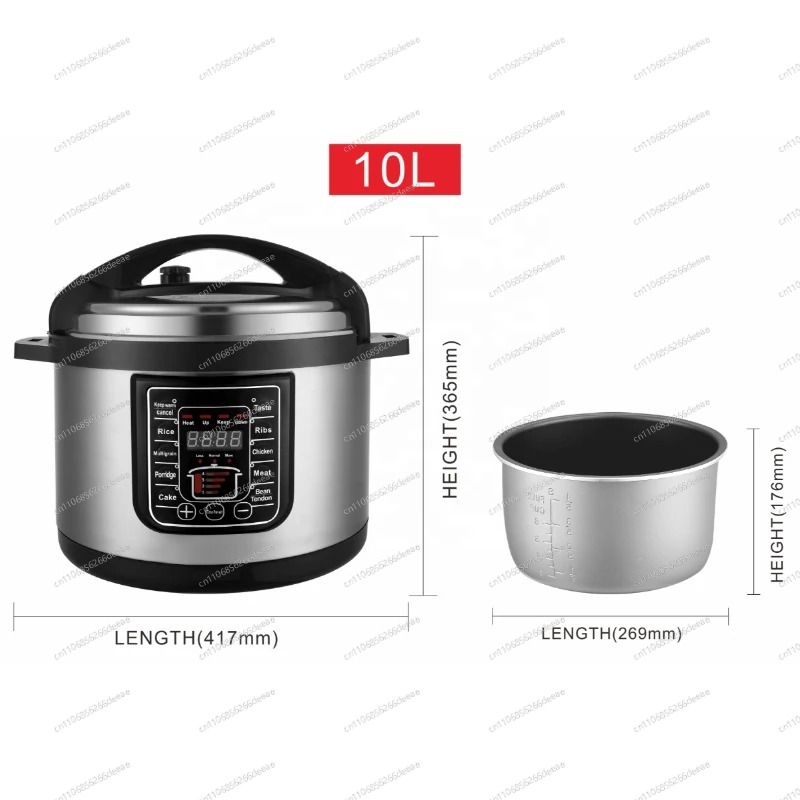 10L Stainless Steel Electric P - огляд і ціна Instant Pot Pressure Cooker