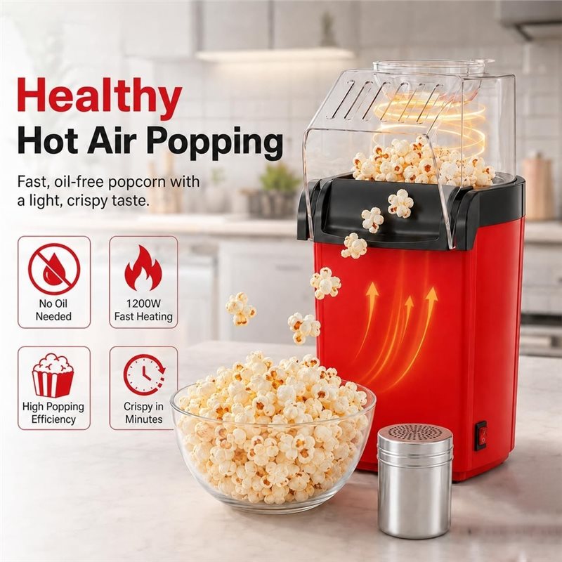 A83G-Hot Air Popcorn Maker Wit - огляд і ціна Air Popcorn Maker