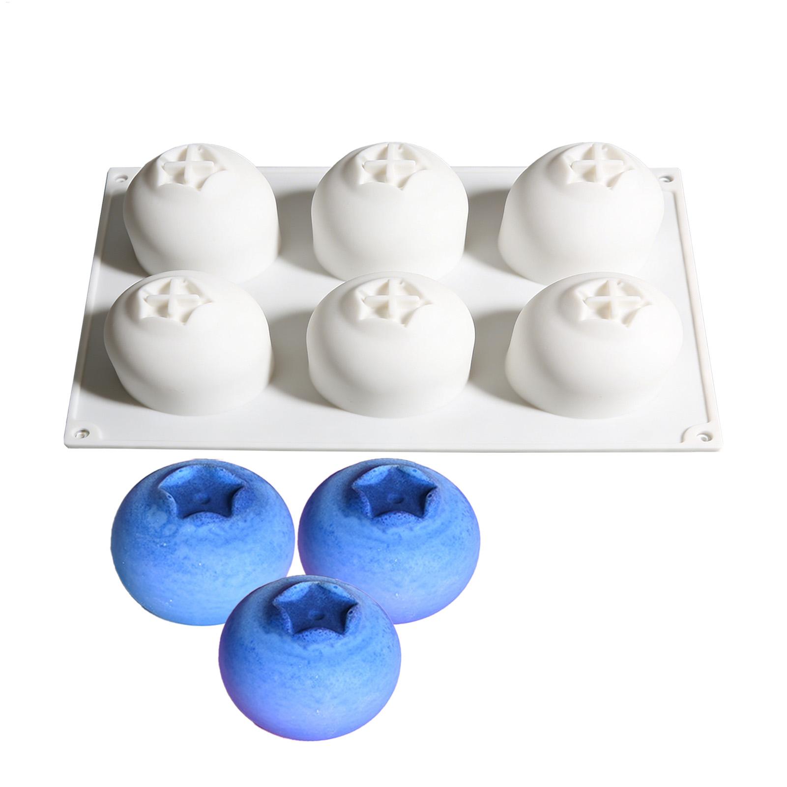 6 Cavity Blueberry Mousse Cake - огляд і ціна Kitchen Appliances Baking