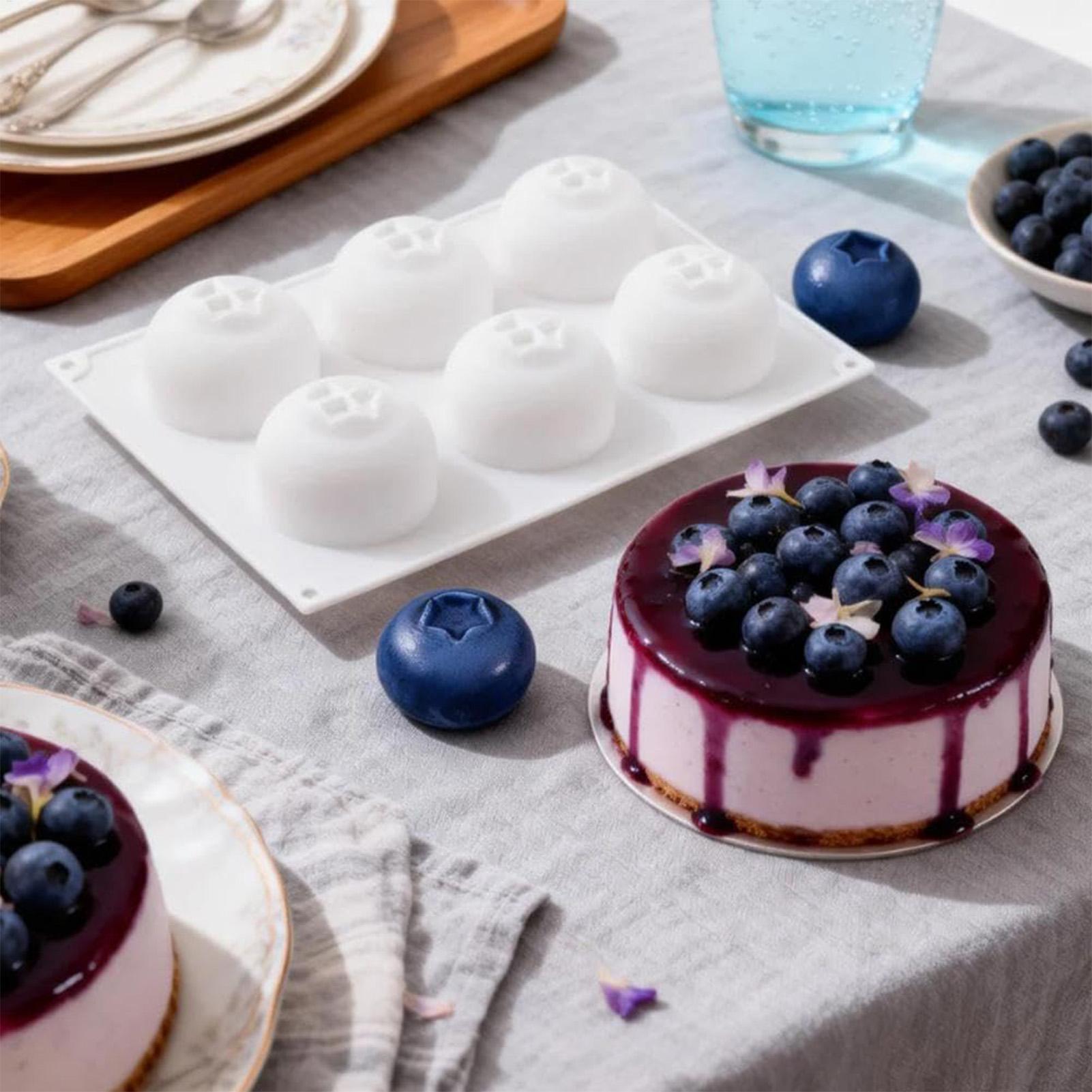 6 Cavity Blueberry Mousse Cake - огляд і ціна Kitchen Appliances Baking