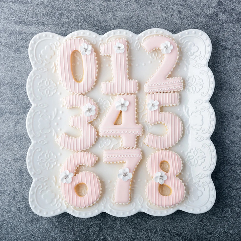 Large Numbers Cookie Cutters B - огляд і ціна Kitchen Appliances Baking