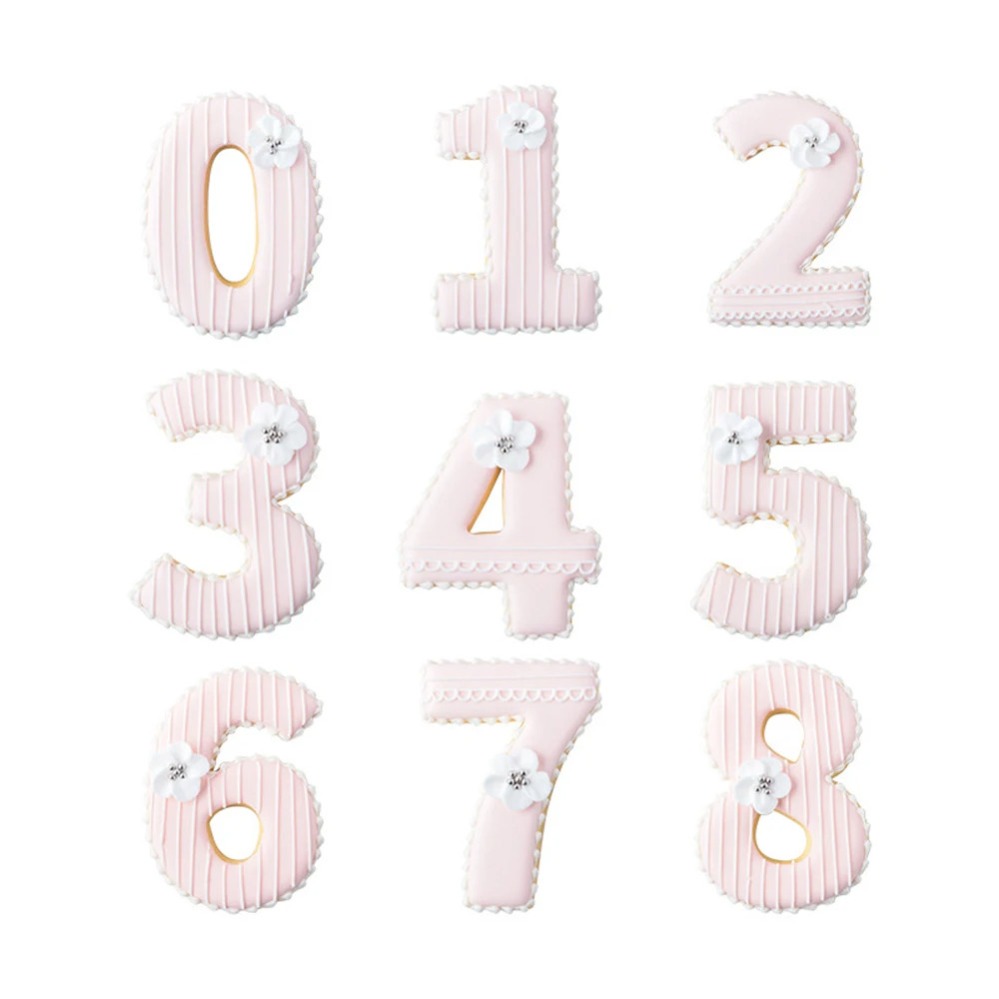 Large Numbers Cookie Cutters B - огляд і ціна Kitchen Appliances Baking