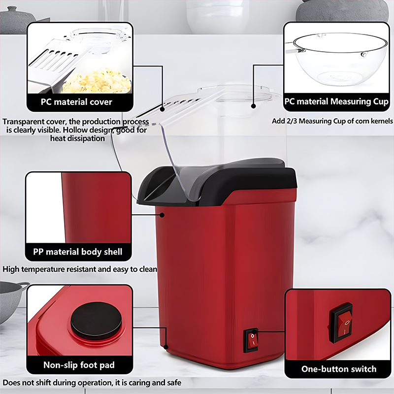 Mini Automatic Hot Air Popcorn - огляд і ціна Air Popcorn Maker