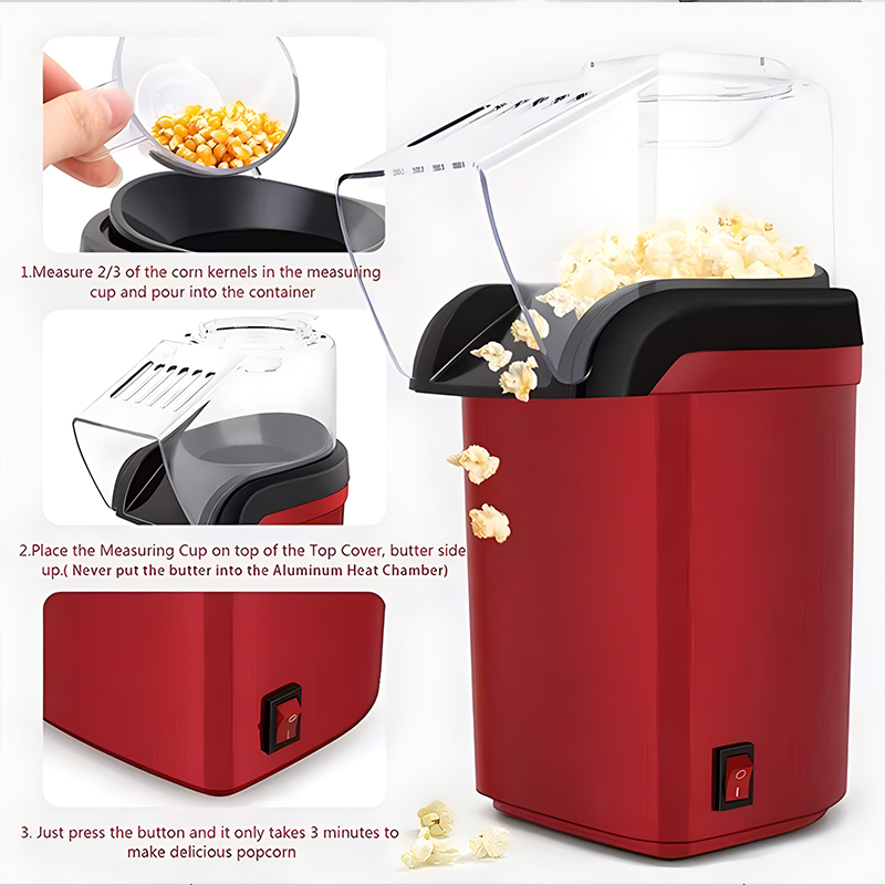 Mini Automatic Hot Air Popcorn - огляд і ціна Air Popcorn Maker