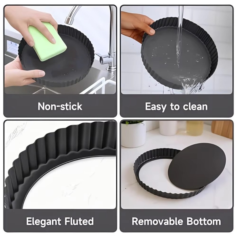 1pc Removable Bottom Fluted Ta - огляд і ціна Kitchen Appliances Baking